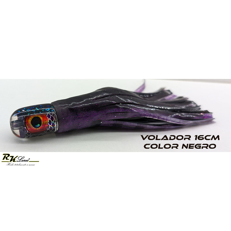 Señuelo Volador de 16cm color Negro "Murf" - Imagen 3