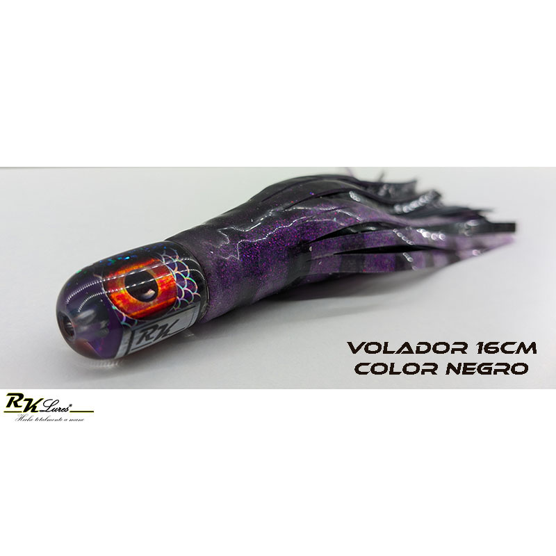 Señuelo Volador de 16cm color Negro "Murf" - Imagen 4