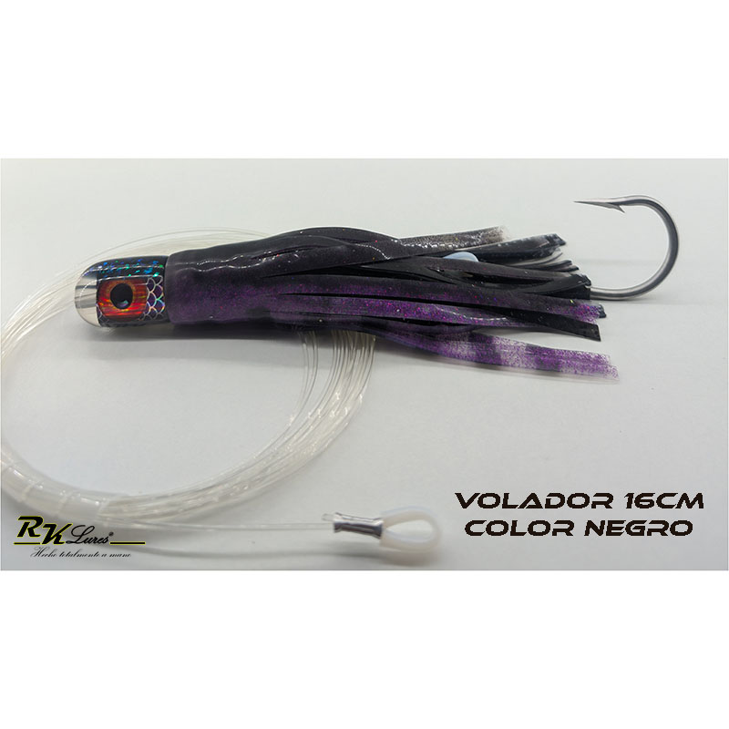 Señuelo Volador de 16cm color Negro "Murf"