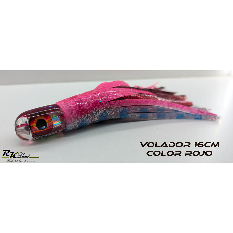 Señuelo Volador de 16cm color Rosa Plata - Imagen 4