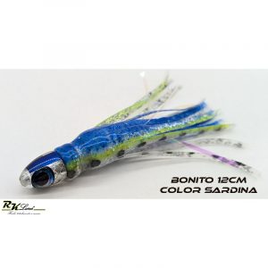 Señuelo Pulpito Bonito de 12cm color Sardina
