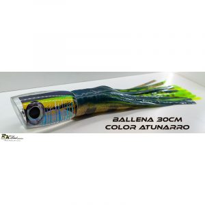Señuelo Ballena de 30cm color Atunarro