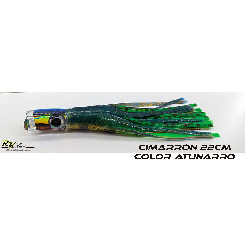 Señuelo Cimarrón jet de 22cm color Atunarro - Imagen 2