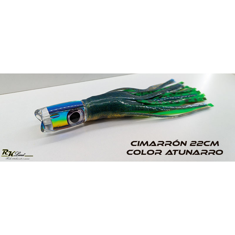 Señuelo Cimarrón jet de 22cm color Atunarro - Imagen 4