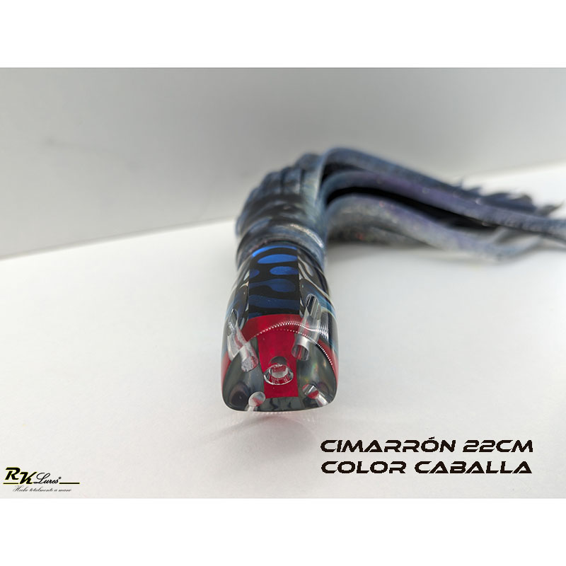 Señuelo Cimarrón jet de 22cm color Caballa - Imagen 3