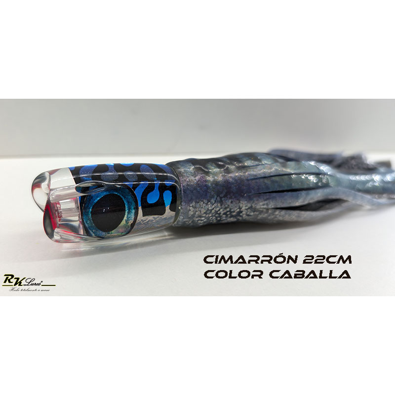Señuelo Cimarrón jet de 22cm color Caballa - Imagen 4