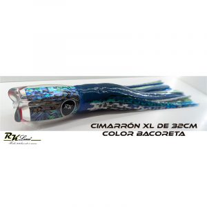 Señuelo Cimarrón jet XL de 32cm de Abalón natural color Bacoreta