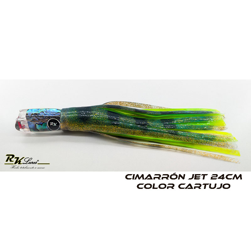 Señuelo Cimarrón jet de 24cm de Abalón natural color Cartujo - Imagen 2