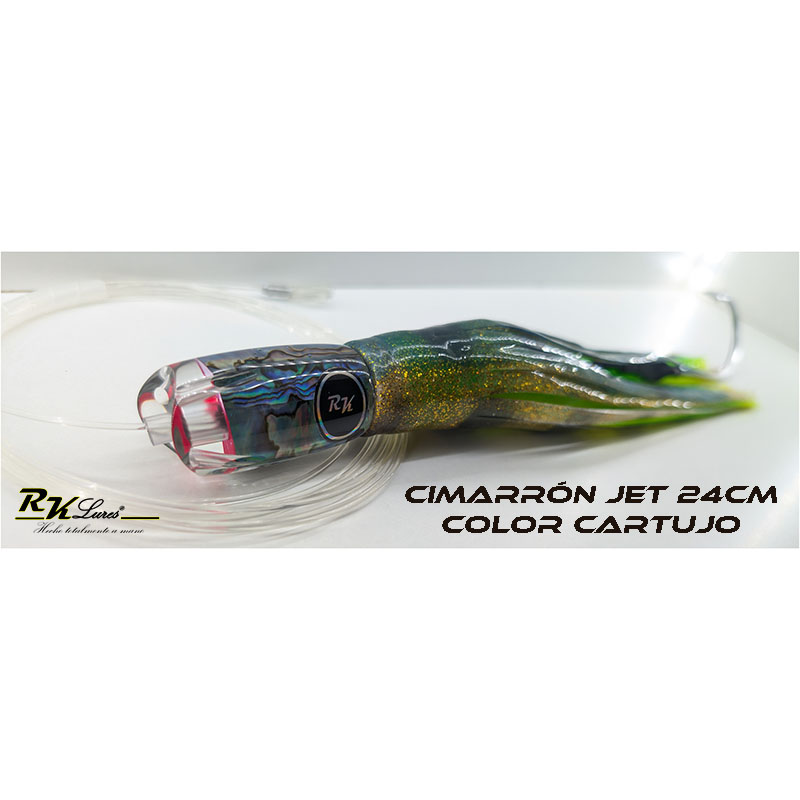 Señuelo Cimarrón jet de 24cm de Abalón natural color Cartujo - Imagen 5