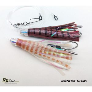 Tándem de Dos pulpitos Bonito de 12cm color Choco