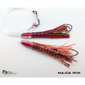 Tándem de dos pulpitos Majúa de 11cm holográfico color Chipirón