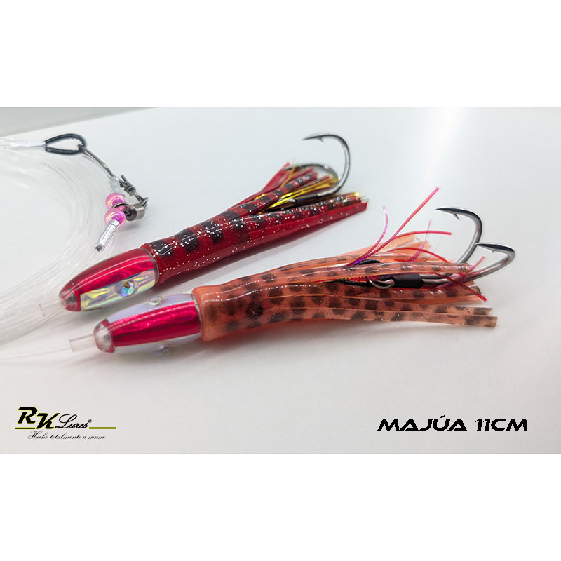 Tándem de dos pulpitos Majúa de 11cm holográfico color Chipirón - Imagen 2