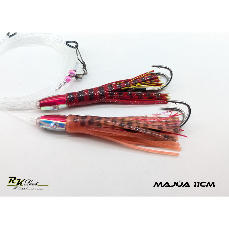 Tándem de dos pulpitos Majúa de 11cm holográfico color Chipirón - Imagen 3