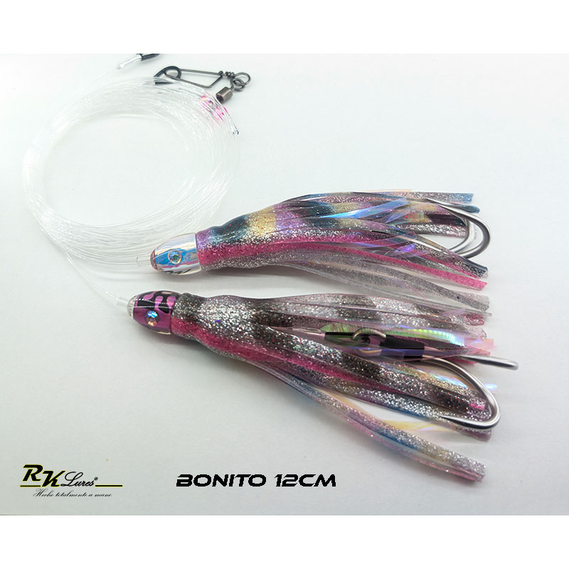 Tándem de Dos pulpitos Bonito de 12cm color Arcoíris - Imagen 2