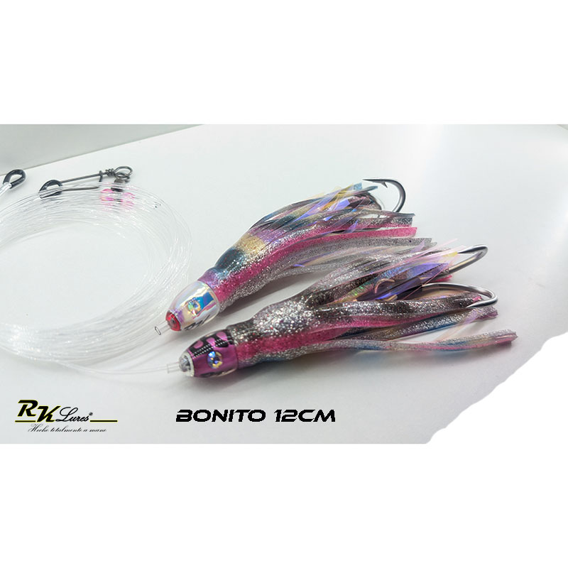 Tándem de Dos pulpitos Bonito de 12cm color Arcoíris - Imagen 3